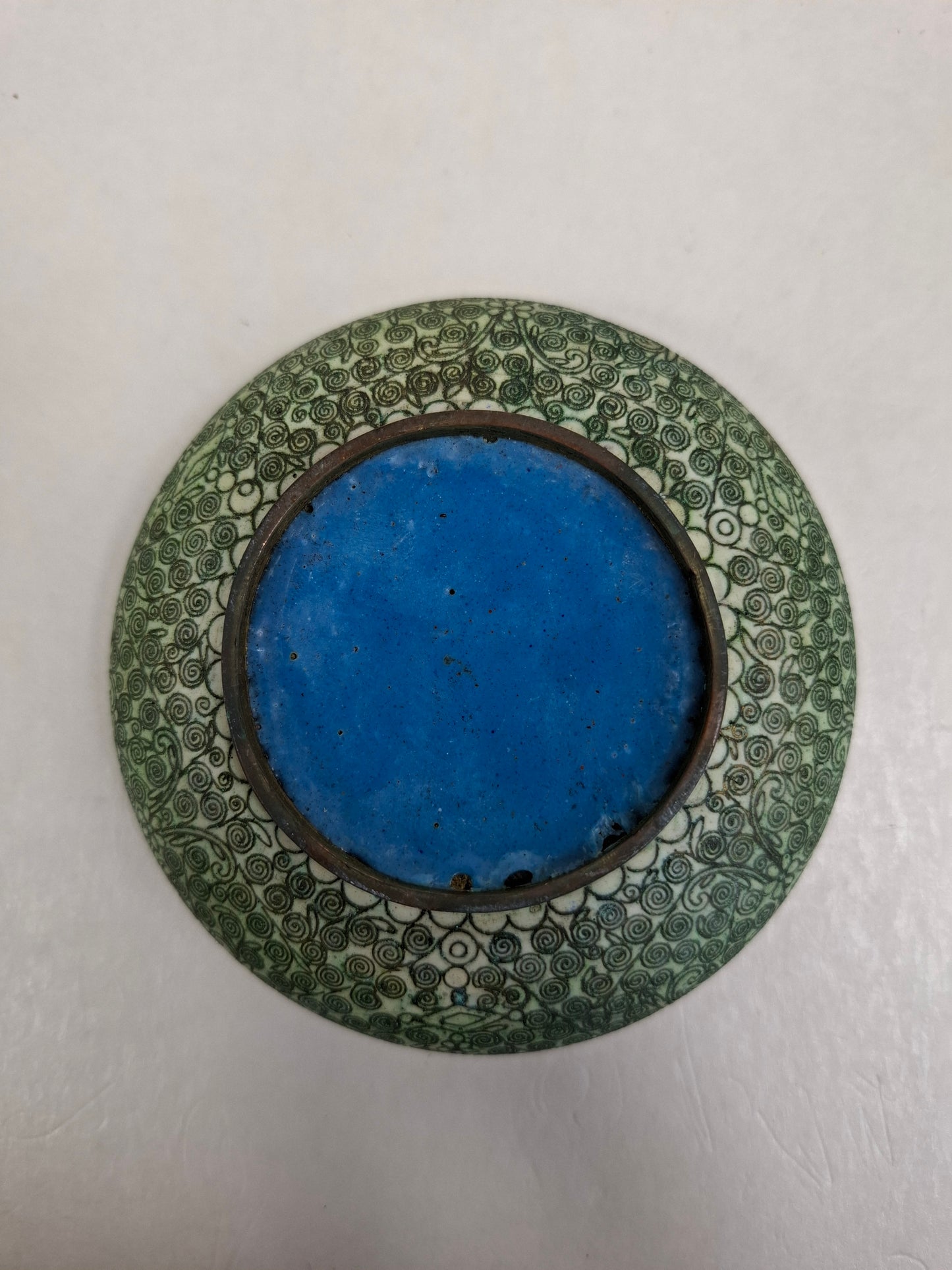 Bát cloisonne Trung Quốc cổ trang trí họa tiết hoa // Thời kỳ Cộng hòa (1912-1949)