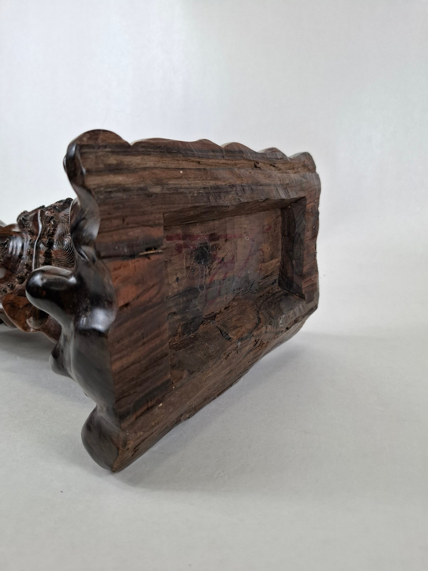 Large XL statue of a djanger dancer // Wood - Coromandel - Bali - 20th century