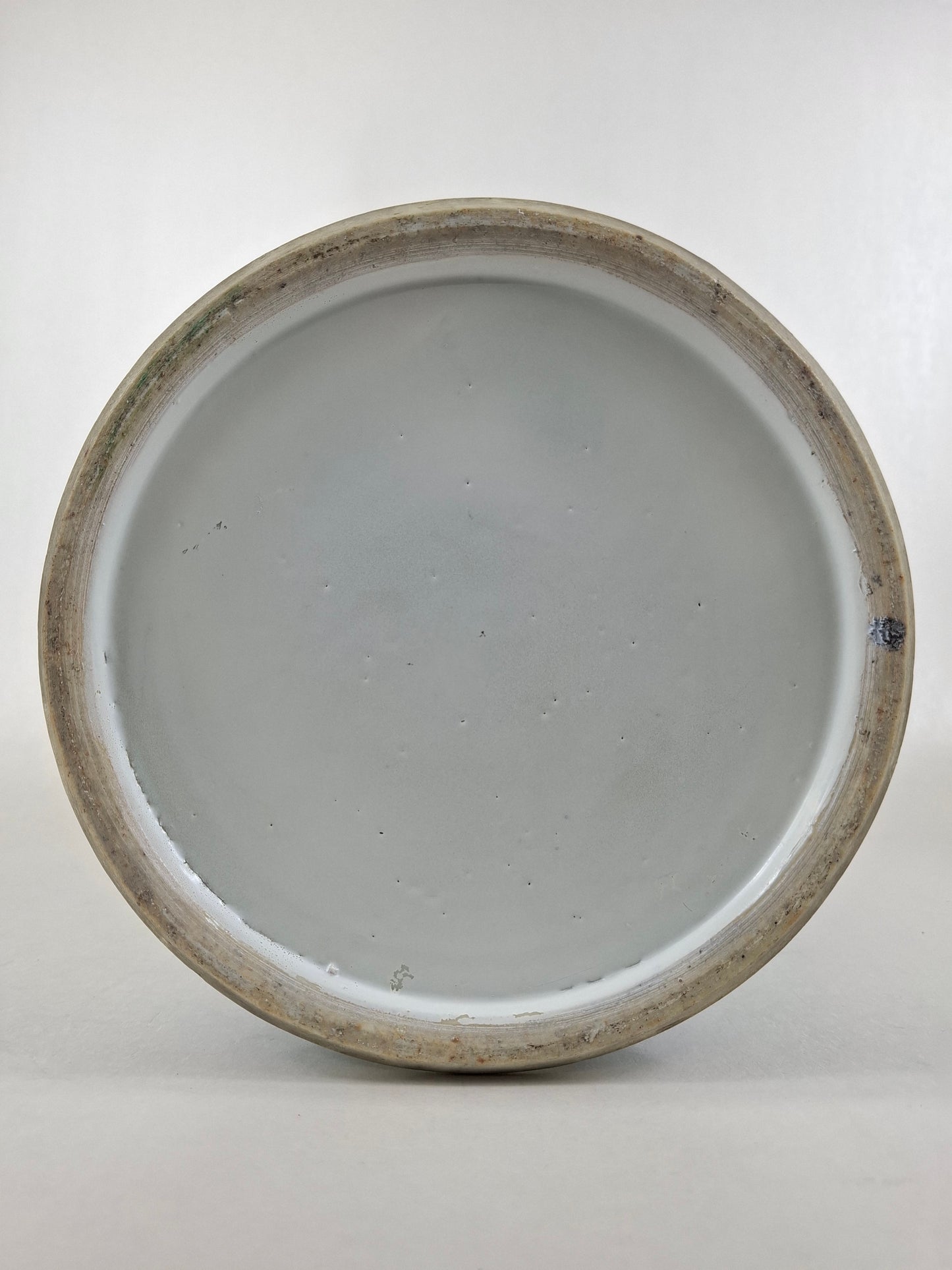 Antique Chinese potiche decorated with Imperial dragons chasing the burning pearl // Guangxu - Qing Dynasty - 19th century