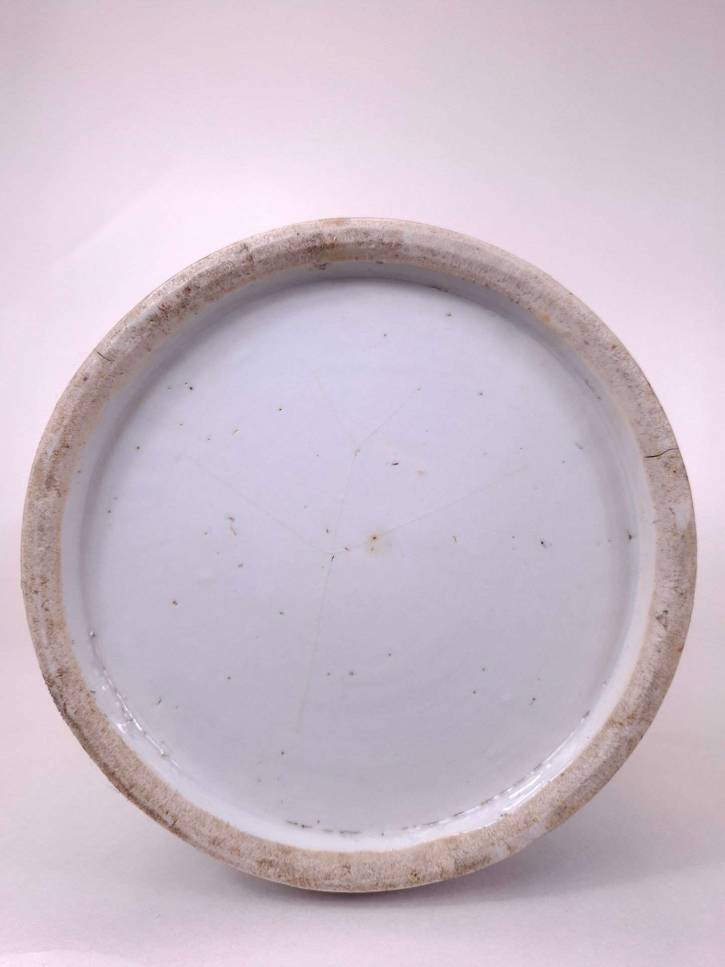 Grande vaso antigo chinês famille rose decorado com uma cena imperial // Dinastia Qing - Século 19