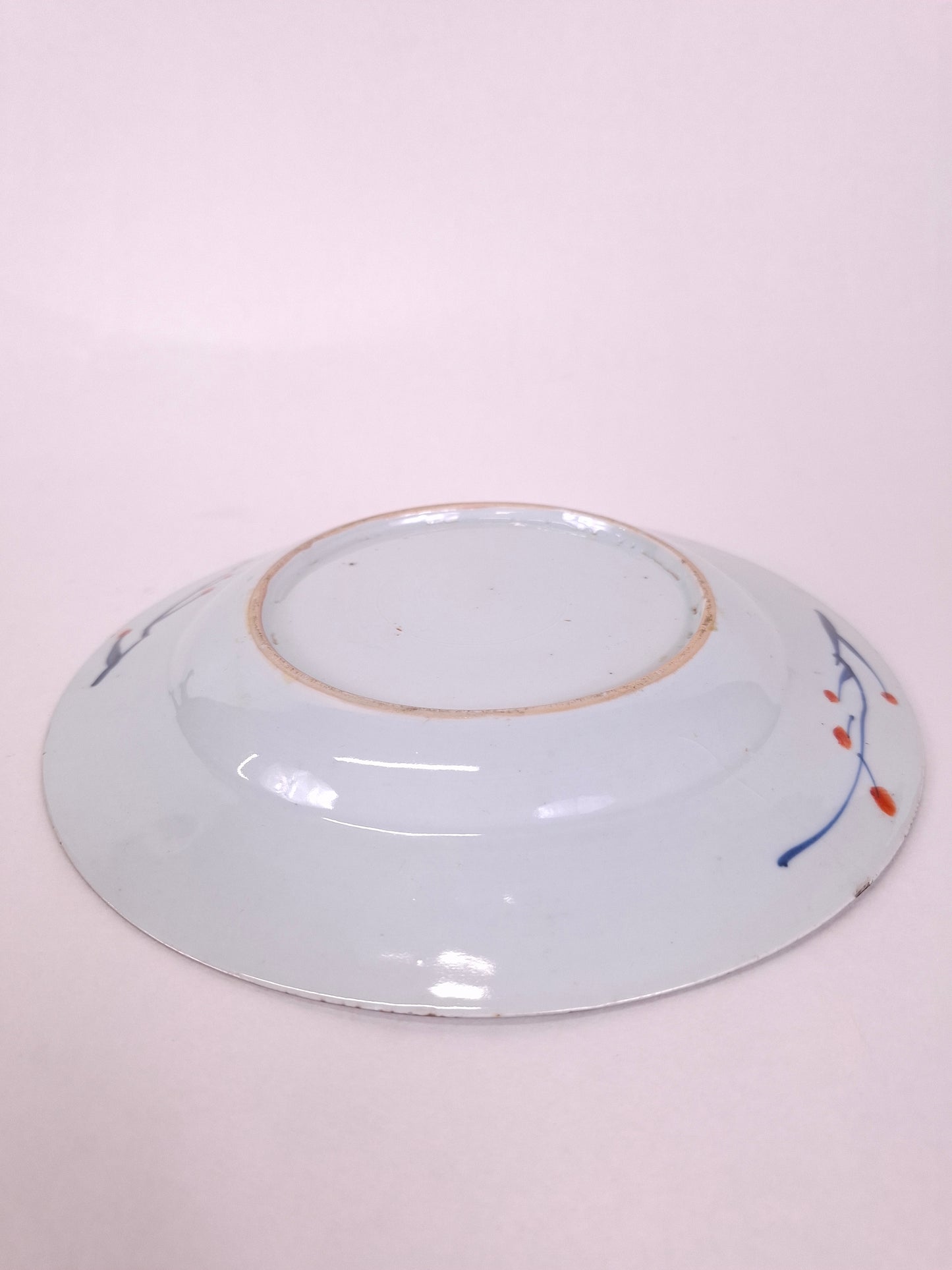 Antique Chinese imari plate decorated with floral motifs // Qing Dynasty - Kangxi period - 18th century
