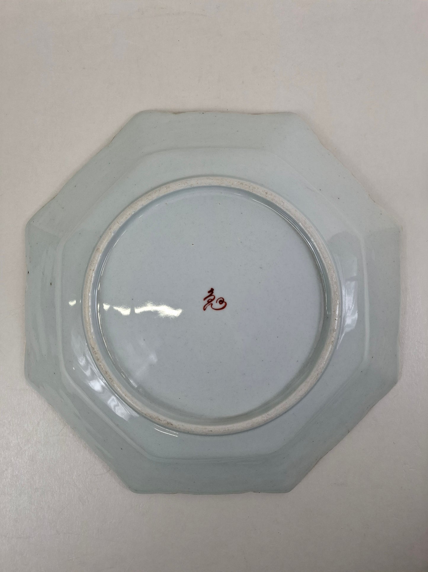 大型特大号日本古董盘，饰有贤者图案 // 明治时期 - 19世纪