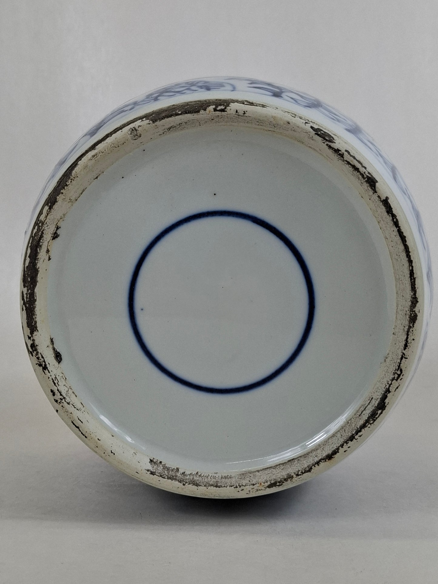 Pot à gingembre chinois ancien à double symbole de bonheur // XXe siècle