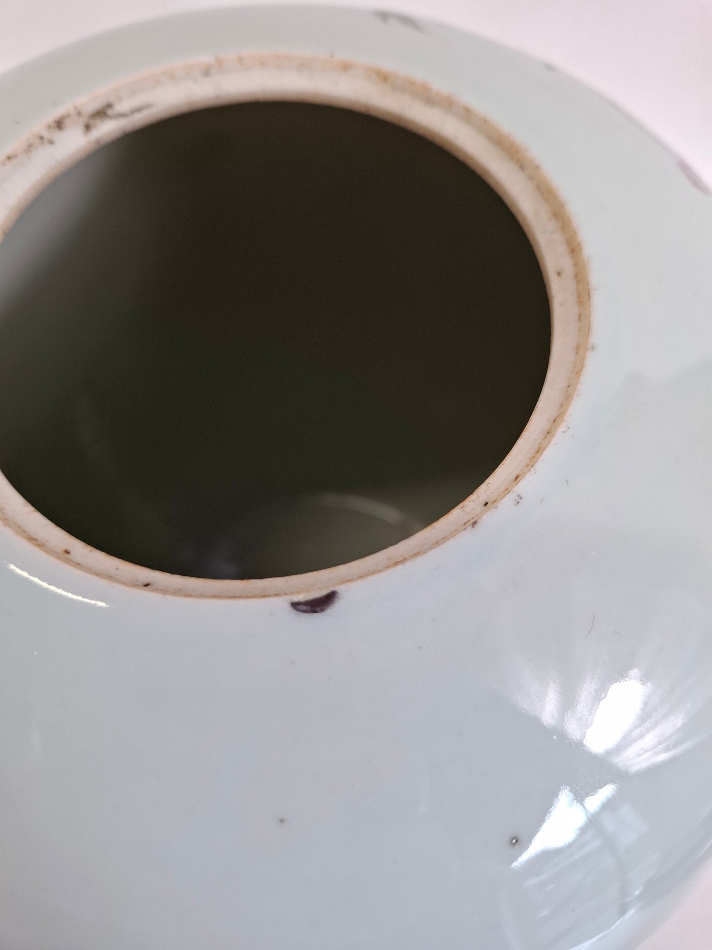 装饰园林景观的古董中国姜罐 // 民国时期（1912-1949）