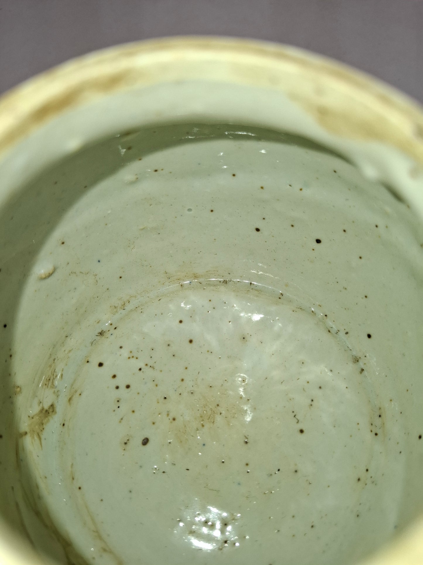 Bule chinês antigo da longevidade // Azul e branco - Dinastia Qing - século 19