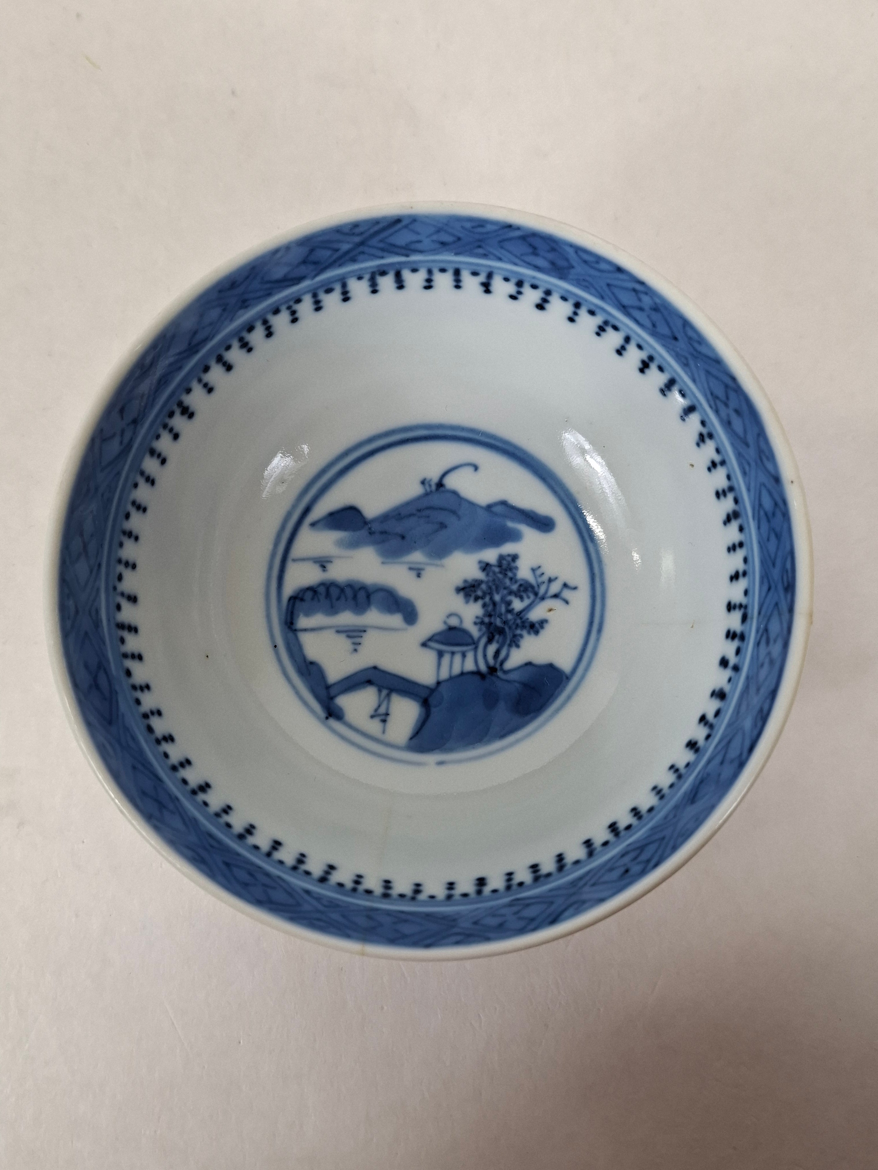 光绪时期山水纹青花碗// 康熙复兴时期- 19世纪– Diddenantiques