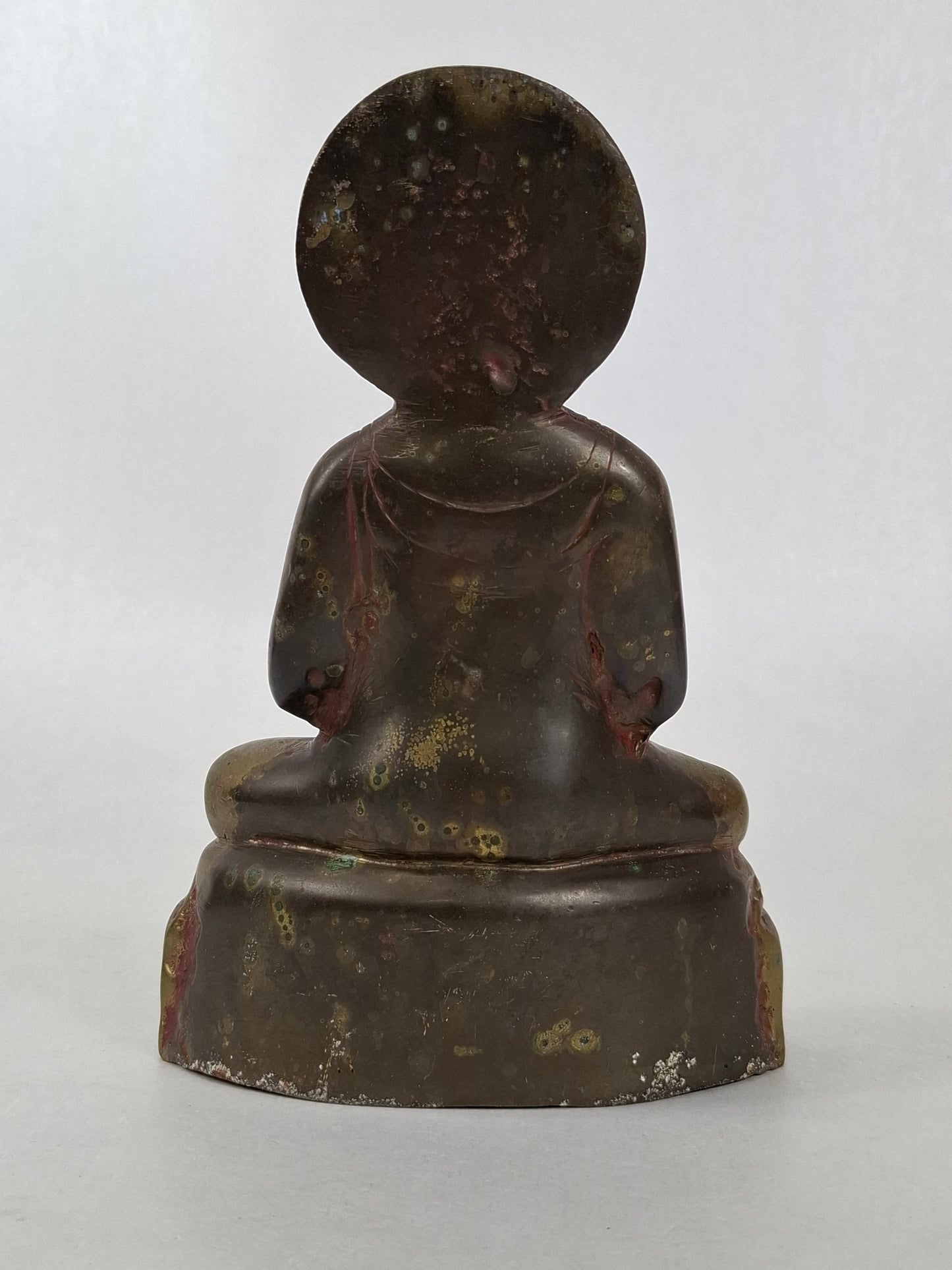 Vintage Chinese sitting buddha statue // Hubei province - 20th century