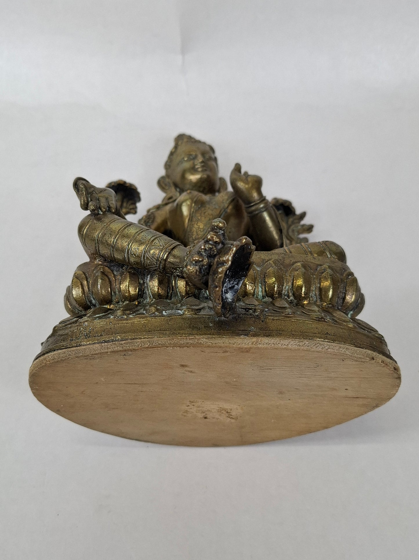 Large Chinese statue of the Tara goddess // Brass - Mid 20th century