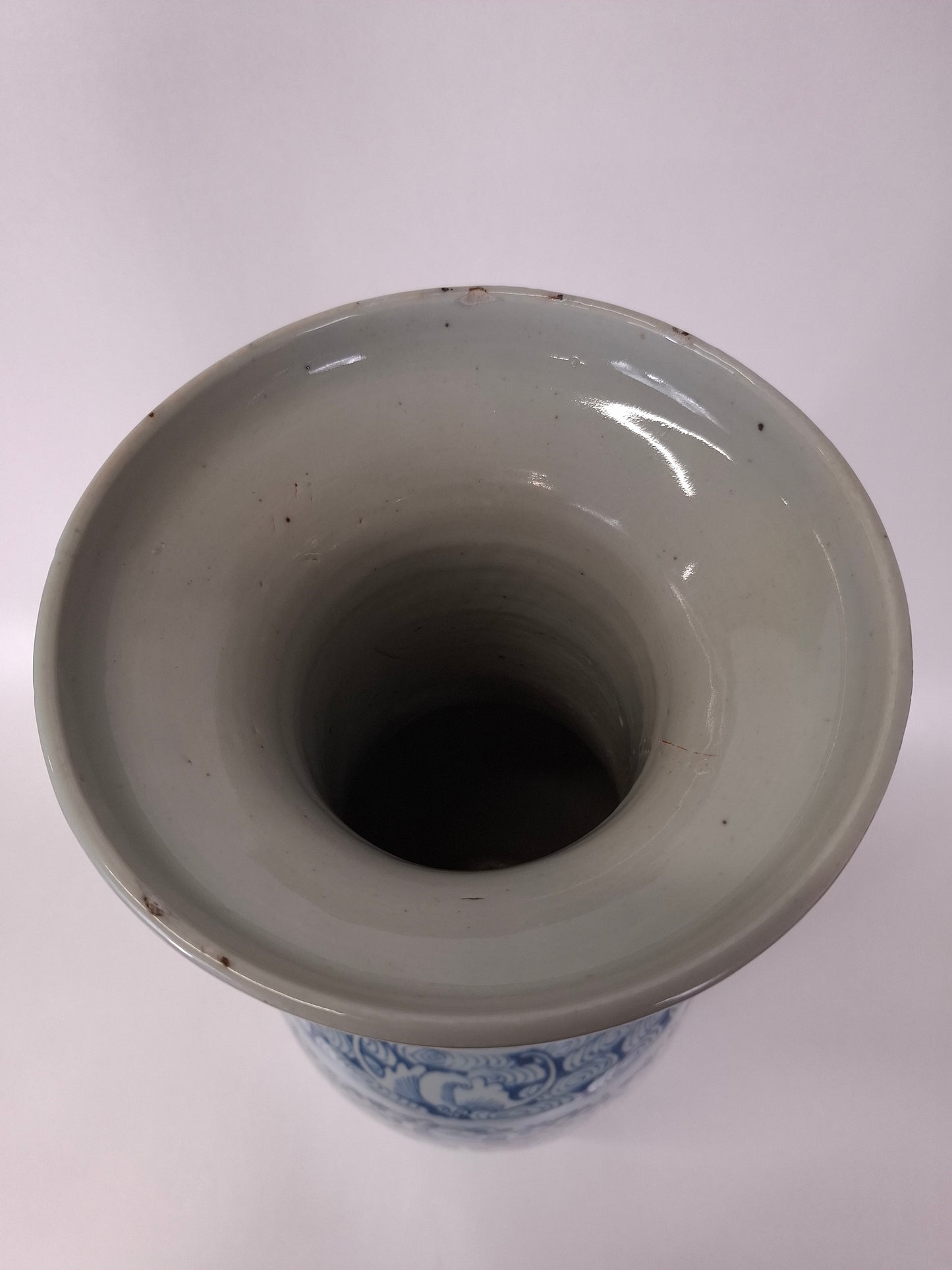 Large antique Chinese double happiness vase // Qing Dynasty - 19th century