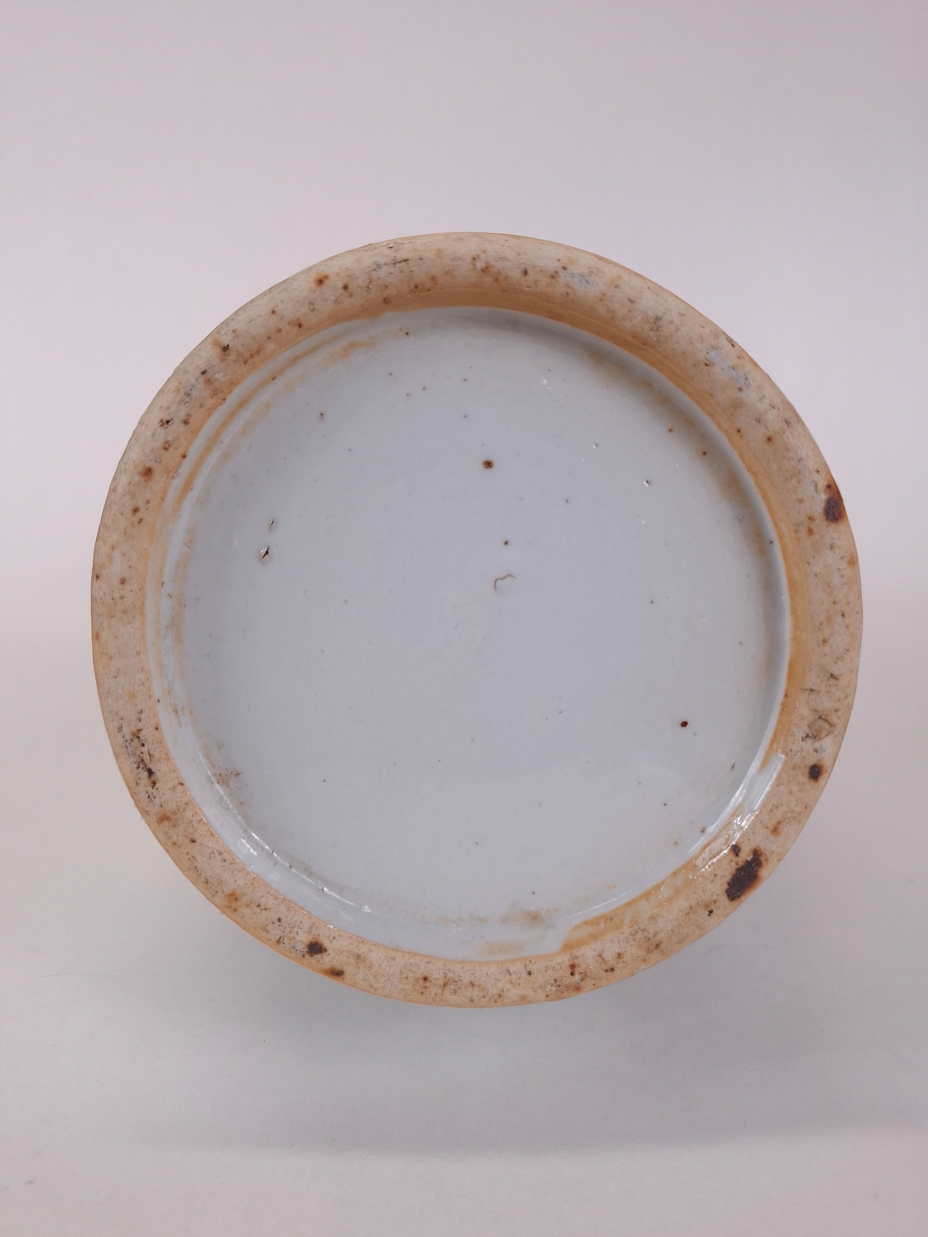 中国古董花瓶，饰以鸟语花香// 青花瓷- 清代- 19世纪– Diddenantiques