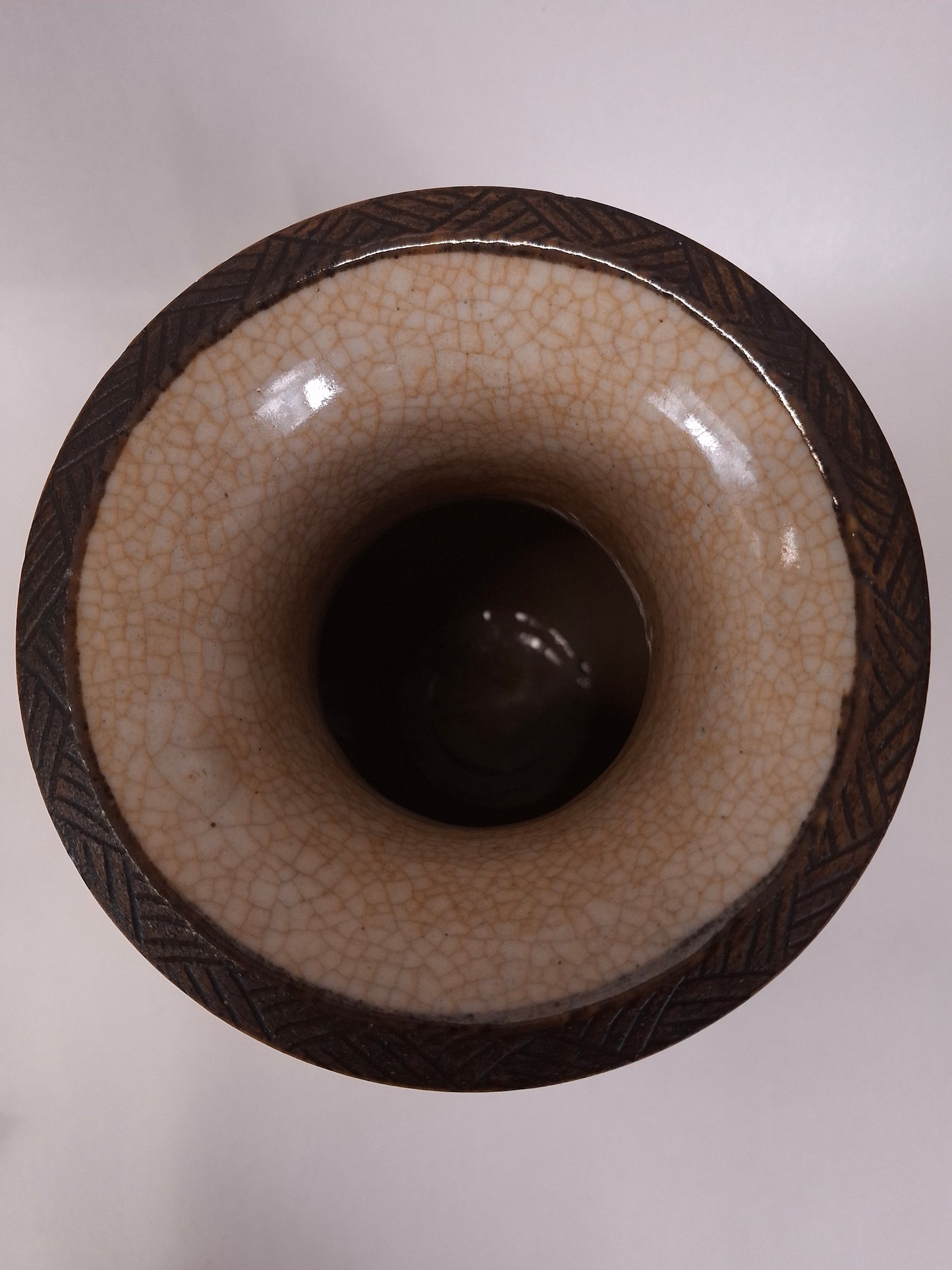 Antique Chinese Nanking vase decorated with warrior scenes // Qing Dynasty - Around 1900