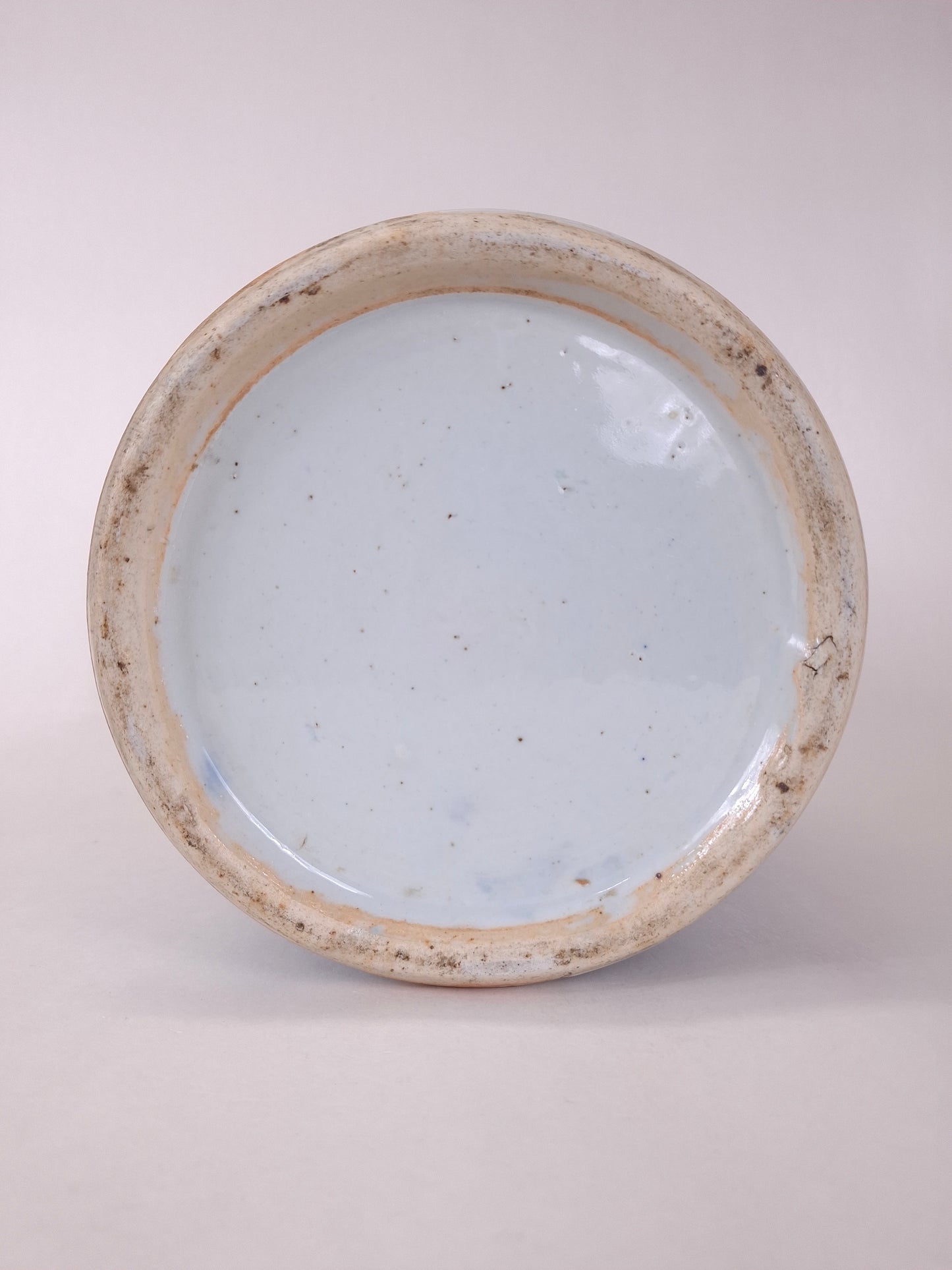 Vase temple chinois double bonheur ancien // Dynastie Qing - XIXe siècle