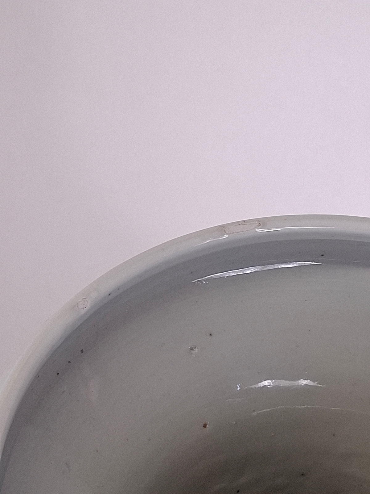 Vaso chinês antigo grande decorado com pássaros e flores // Dinastia Qing - século XIX