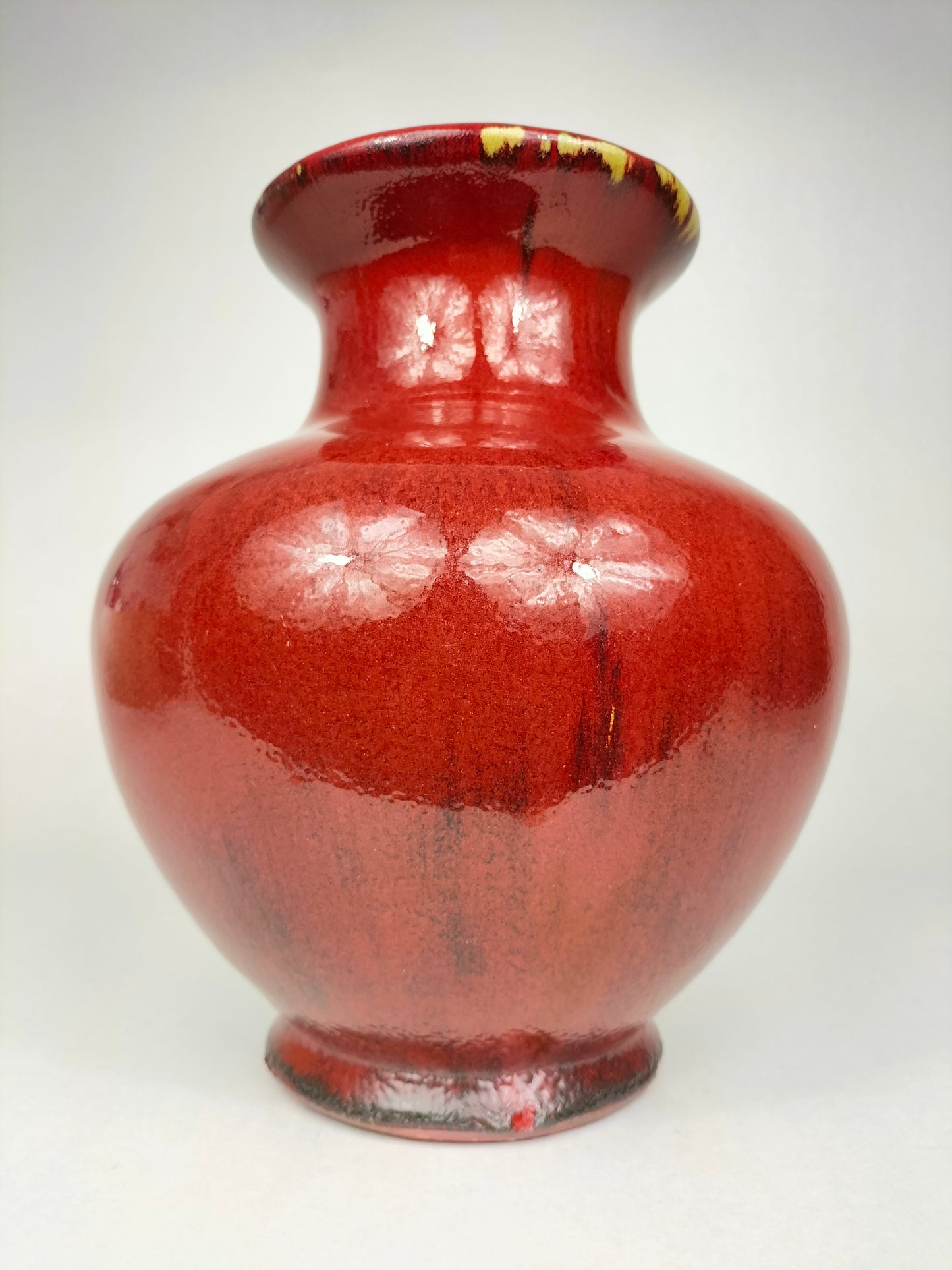 Large Chinese oxblood vase // Sang de boeuf - 20th century