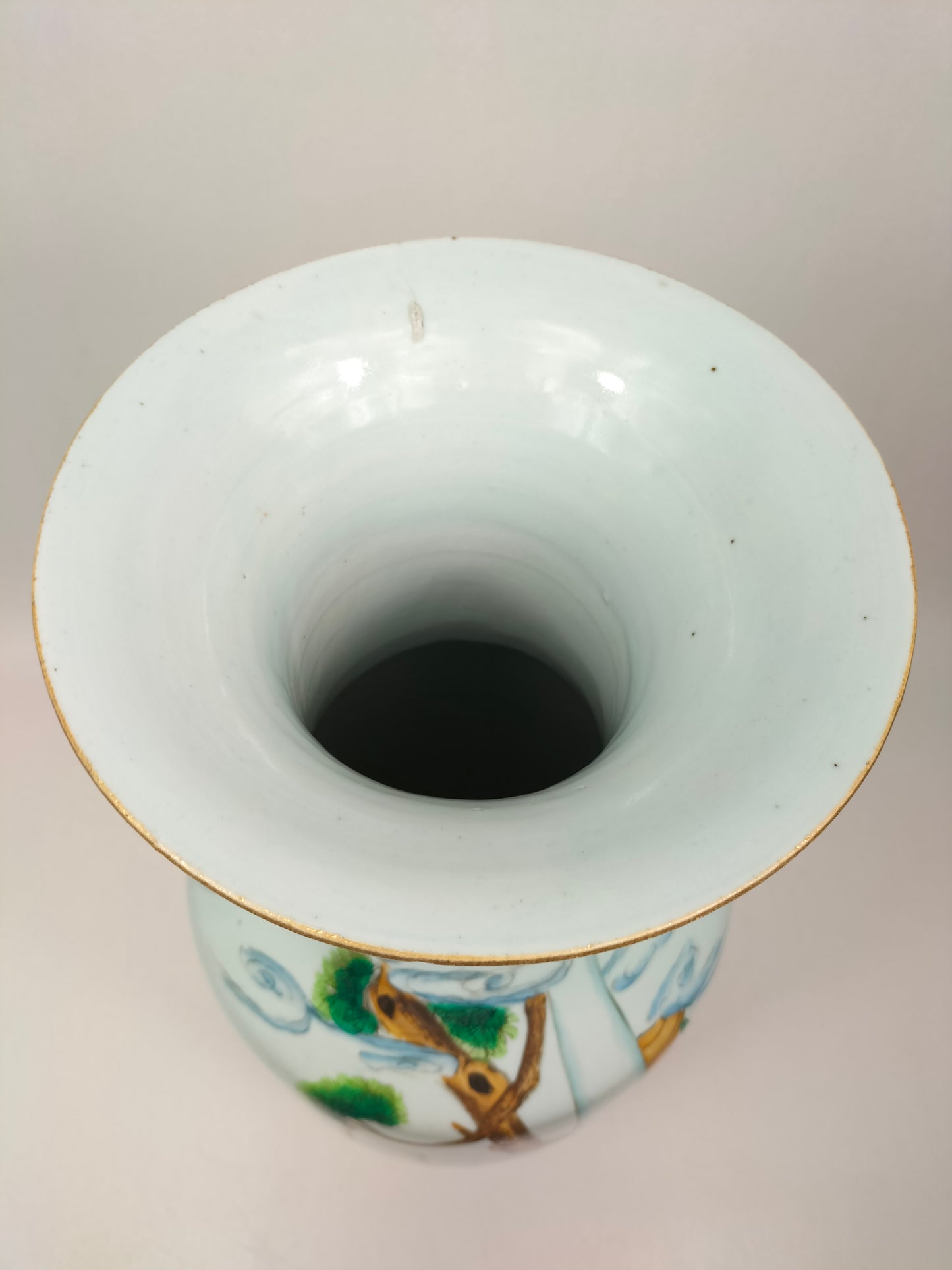 Large antique Chinese qianjiang cai vase // Republic Period (1912-1949)