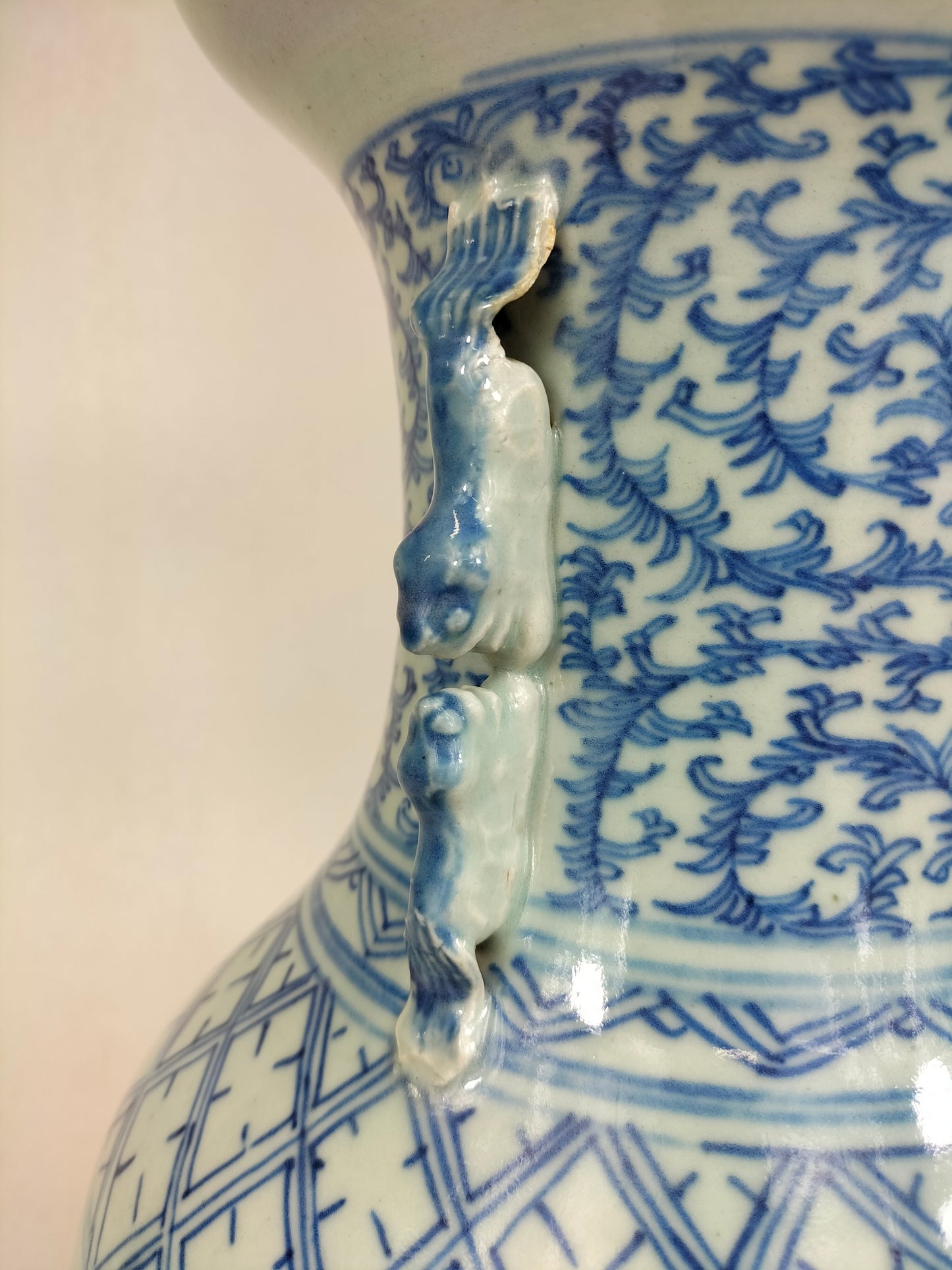 Bình hoa cưới cổ hạnh phúc đôi của Trung Quốc // Nhà Thanh - thế kỷ 19