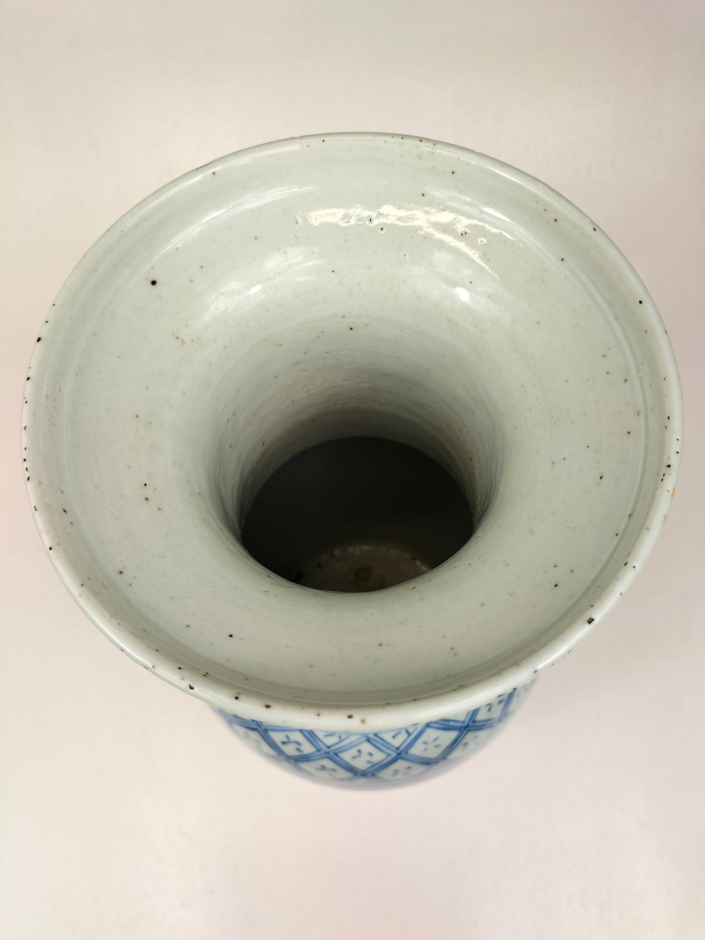 古董中国双喜结婚花瓶/清朝 - 19 世纪
