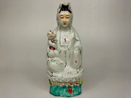 中国古董观音雕像 // 民国时期（1912-1949）
